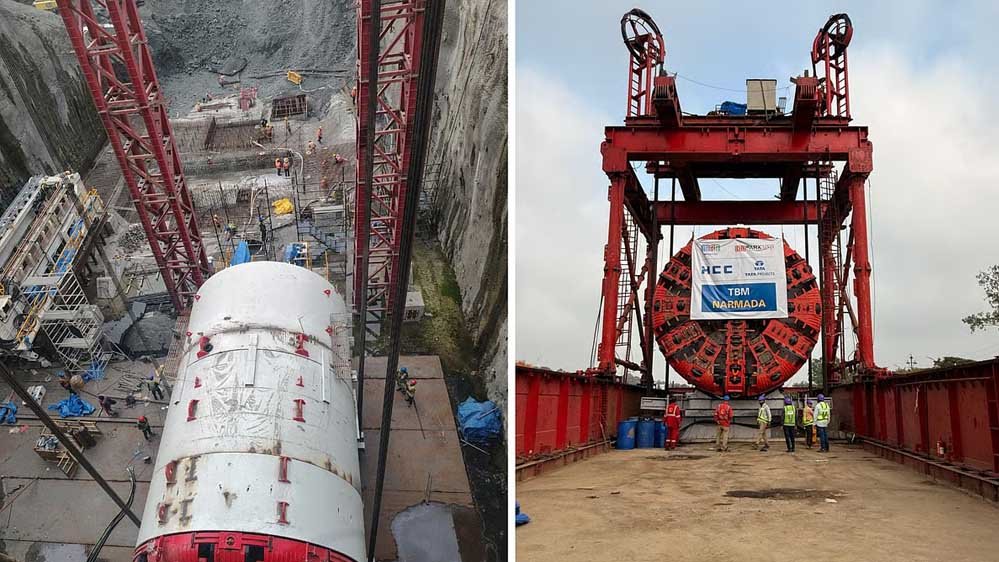 इंदौर मेट्रो का अंडरग्राउंड मिशन शुरू, पहली TBM ‘नर्मदा’ लॉन्च; 1000 टन भार उठाने वाली तकनीक का इस्तेमाल इंदौर मेट्रो का अंडरग्राउंड मिशन शुरू, पहली TBM ‘नर्मदा’ लॉन्च; 1000 टन भार उठाने वाली तकनीक का इस्तेमाल