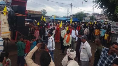 अखिल भारतवर्षीय यादव महासभा ने रैली निकाल कर दी श्री कृष्ण जन्माष्टमी की शुभकामनाएं, पुष्पराजगढ़ में गूंजे जय श्री कृष्ण के जयकारे