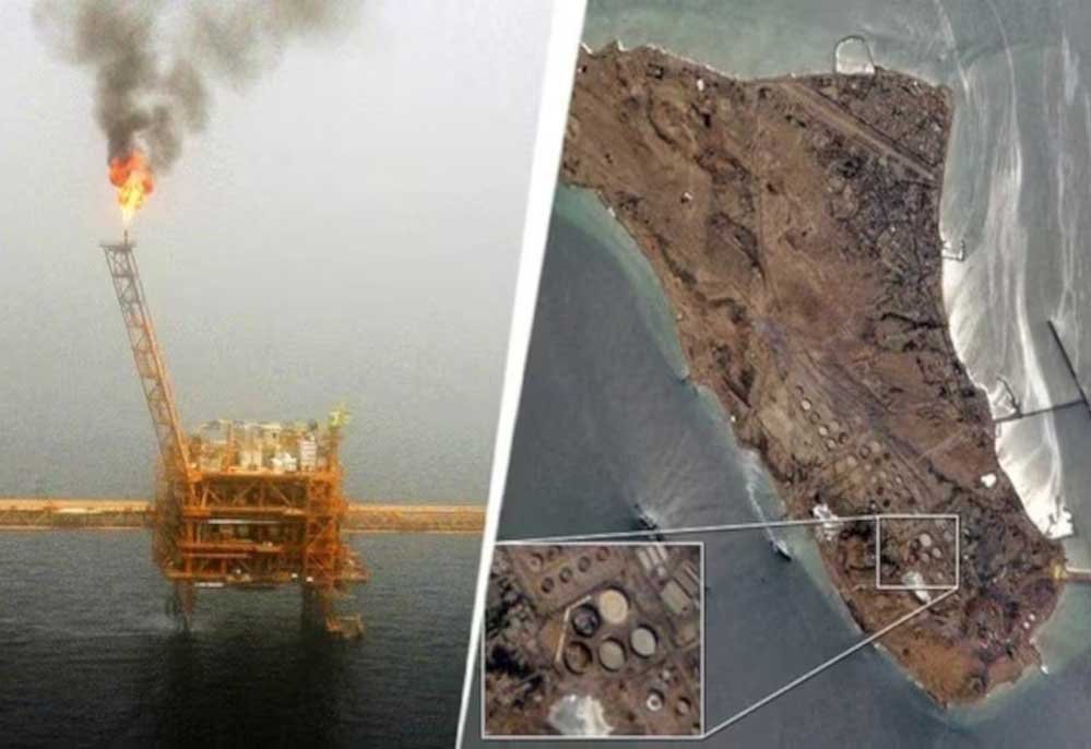 खर्ग द्वीप के पास बड़ा हमला, अमेरिकी मिसाइलों से ईरानी टैंकर को बनाया निशाना खर्ग द्वीप के पास बड़ा हमला, अमेरिकी मिसाइलों से ईरानी टैंकर को बनाया निशाना