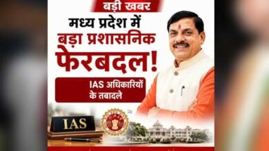 MP में बड़ा प्रशासनिक फेरबदल, IAS दिलीप कुमार बने सागर संभागायुक्त; 11 अफसरों के तबादले MP में बड़ा प्रशासनिक फेरबदल, IAS दिलीप कुमार बने सागर संभागायुक्त; 11 अफसरों के तबादले