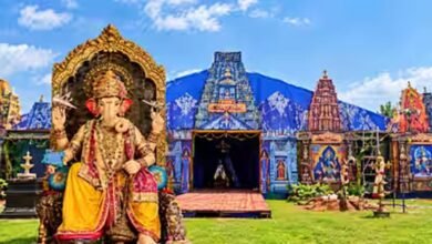 दिल्ली में आज से गणपति उत्सव की धूम, लालबाग के राजा की तर्ज पर सजे भव्य पंडाल दिल्ली में आज से गणपति उत्सव की धूम, लालबाग के राजा की तर्ज पर सजे भव्य पंडाल