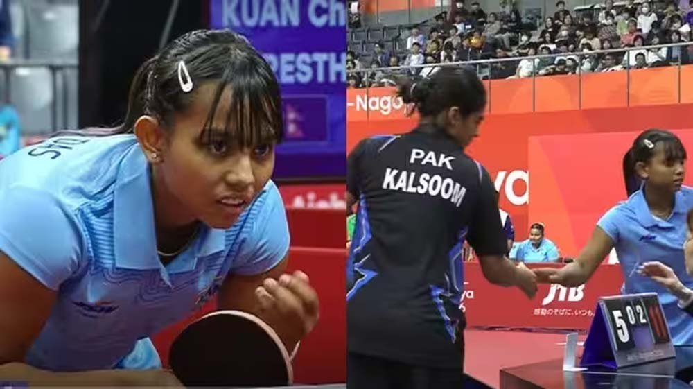 एशियन गेम्स 2026: भारत ने पाकिस्तान को 3-0 से रौंदा, टेबल टेनिस में धमाकेदार जीत एशियन गेम्स 2026: भारत ने पाकिस्तान को 3-0 से रौंदा, टेबल टेनिस में धमाकेदार जीत