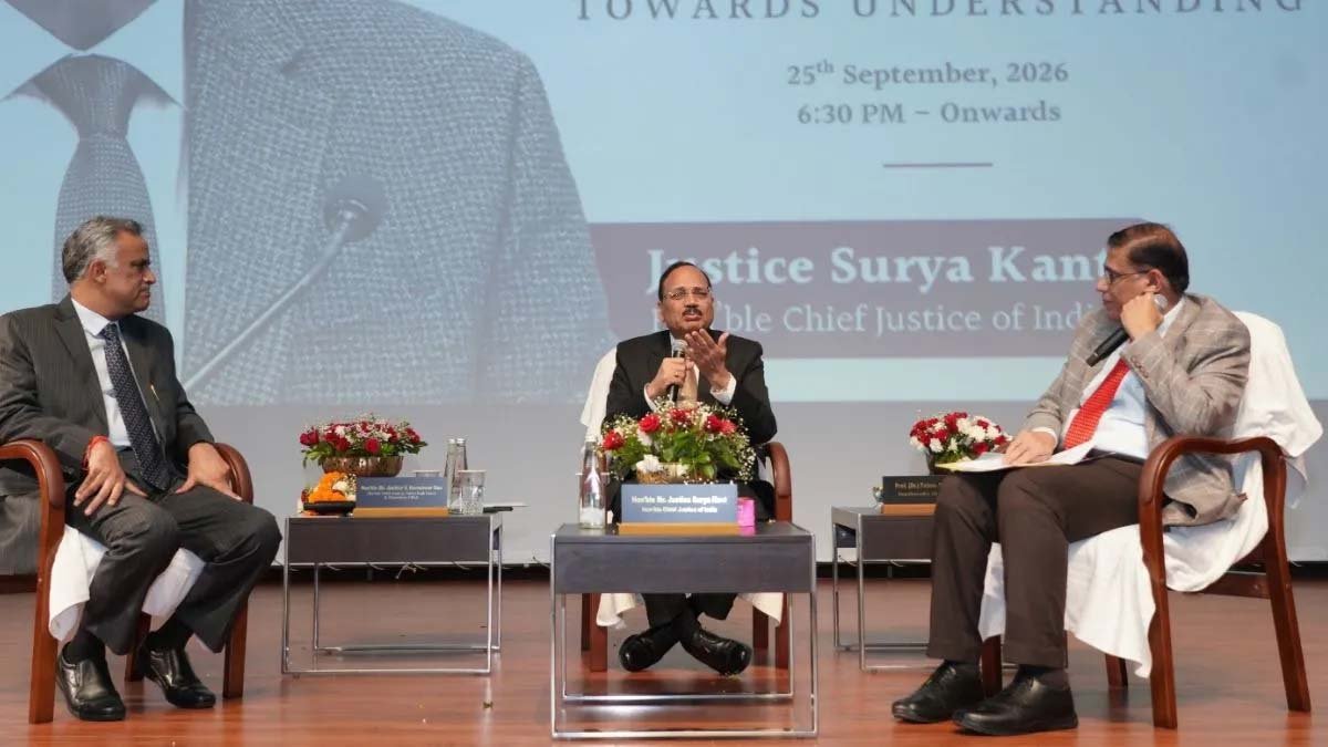CJI सूर्यकांत बोले- शांतिपूर्ण प्रदर्शन छात्रों का मौलिक अधिकार, पुलिस बल प्रयोग पर अदालतें नहीं रहेंगी मूकदर्शक CJI सूर्यकांत बोले- शांतिपूर्ण प्रदर्शन छात्रों का मौलिक अधिकार, पुलिस बल प्रयोग पर अदालतें नहीं रहेंगी मूकदर्शक