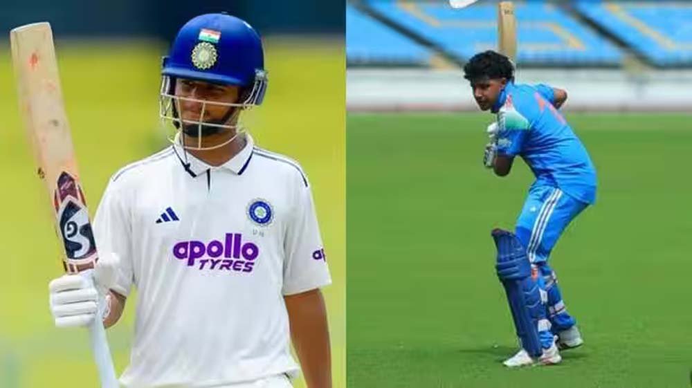 आर्यवीर सहवाग ने ठोके 47 रन, फिफ्टी से चूके; भारत ने बनाए 341 रन आर्यवीर सहवाग ने ठोके 47 रन, फिफ्टी से चूके; भारत ने बनाए 341 रन