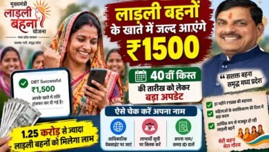 लाड़ली बहनों के खाते में जल्द आएंगे ₹1500, 40वीं किस्त की तारीख को लेकर बड़ा अपडेट; ऐसे चेक करें नाम लाड़ली बहनों के खाते में जल्द आएंगे ₹1500, 40वीं किस्त की तारीख को लेकर बड़ा अपडेट; ऐसे चेक करें नाम