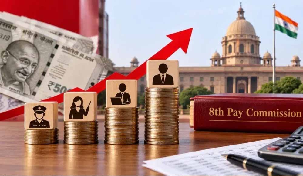 8वें वेतन आयोग में बदलेगा 40 साल पुराना नियम! केंद्रीय कर्मचारियों को मिल सकता है बड़ा तोहफा 8वें वेतन आयोग में बदलेगा 40 साल पुराना नियम! केंद्रीय कर्मचारियों को मिल सकता है बड़ा तोहफा