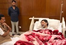 BJP अध्यक्ष नितिन नबीन ने किरण सिंह देव से की मुलाकात, डॉक्टरों से ली स्वास्थ्य की जानकारी