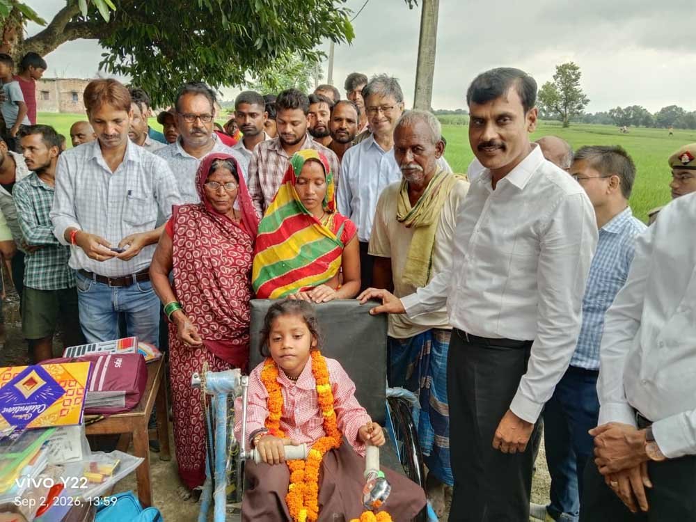 दिव्यांग छात्राओं के सपनों को मिलेगी रफ्तार, 40 प्रतिशत दिव्यांगता पर भी ई-ट्राइसाइकिल दिव्यांग छात्राओं के सपनों को मिलेगी रफ्तार, 40 प्रतिशत दिव्यांगता पर भी ई-ट्राइसाइकिल