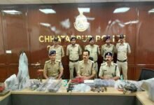 मध्यप्रदेश पुलिस की अवैध हथियारों के मामले में बड़ी कार्रवाई