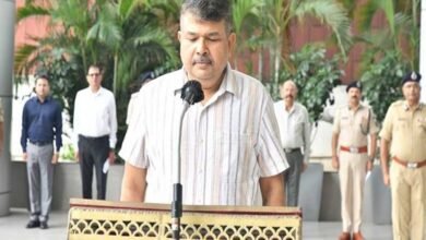 पुलिस मुख्‍यालय में हुआ राष्ट्रगान एवं राष्ट्रगीत का सामूहिक गायन
