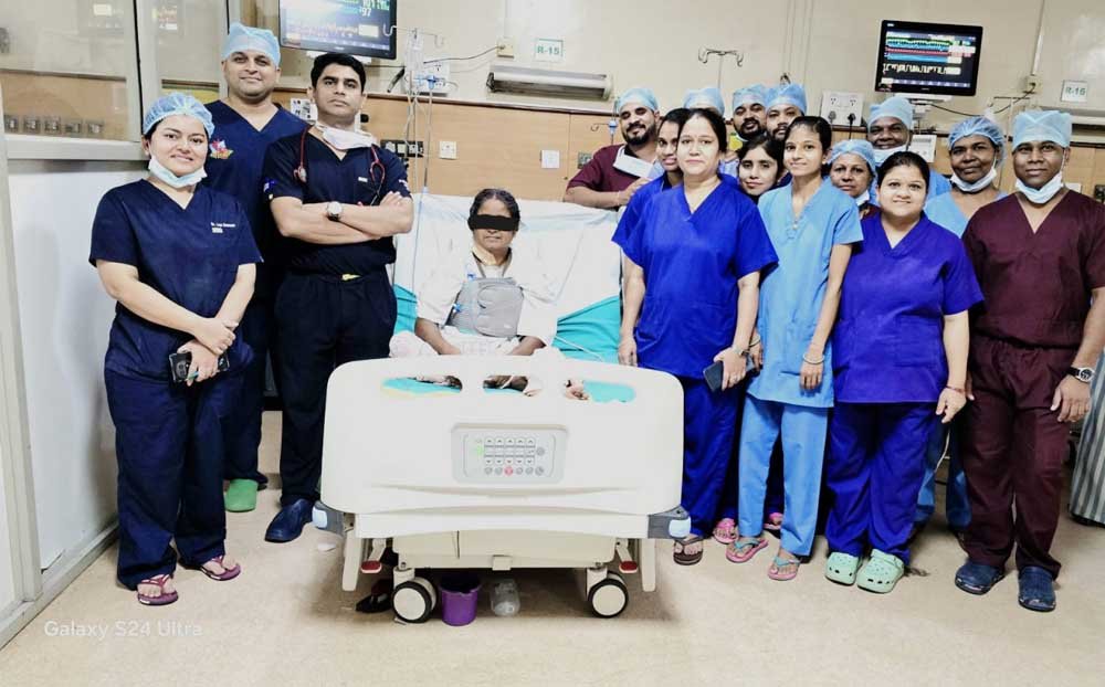 बिहार की 48 वर्षीय महिला की अम्बेडकर अस्पताल में सफल बाईपास सर्जरी बिहार की 48 वर्षीय महिला की अम्बेडकर अस्पताल में सफल बाईपास सर्जरी