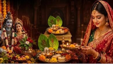 हरतालिका तीज आज, जानें पूजा का शुभ मुहूर्त, व्रत विधि और सुहाग की चीजों का महत्व हरतालिका तीज आज, जानें पूजा का शुभ मुहूर्त, व्रत विधि और सुहाग की चीजों का महत्व