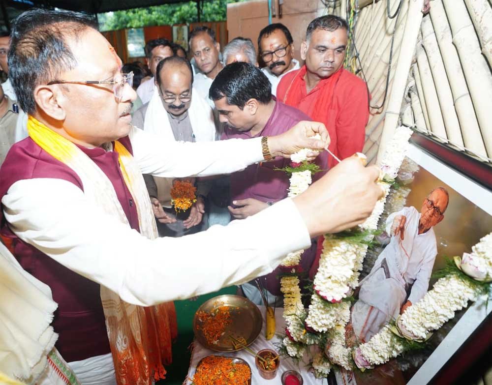 मदकूद्वीप की पुरातात्विक और आध्यात्मिक विरासत के संरक्षण में स्वर्गीय  शांताराम का योगदान सदैव स्मरणीय रहेगा : मुख्यमंत्री  विष्णु देव साय