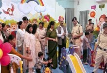 महिला पुलिस कर्मियों के बच्चों की सुविधा के लिए पुलिस पब्लिक स्कूल नेहरू नगर में नवनिर्मित वात्सल्य झूलाघर का शुभारंभ