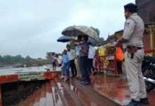 मंदाकिनी का फिर बढ़ा जलस्तर, चित्रकूट में प्रशासन अलर्ट मोड पर