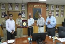 उत्तर पूर्वी पुलिस अकादमी के प्रशिक्षु पुलिस अधिकारियों ने की पुलिस महानिदेशक से भेंट