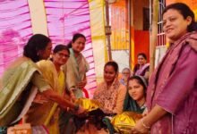 कविता बिस्वाल जामुल में आंगन बाड़ी केंद्र में आयोजित”आंगन मिलन” सेवा कार्यक्रम में हुई शामिल