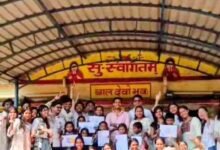 श्री शंकराचार्य प्रोफेशनल यूनिवर्सिटी द्वारा ग्राम बोड़ेगांव में स्वच्छता कार्यक्रम के अंतर्गत किया गया एक दिवसीय शिविर का आयोजन