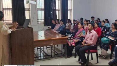 श्री शंकराचार्य प्रोफेशनल यूनिवर्सिटी में,खाद्य विषाक्तता विषय  पर हुआ व्याख्यान का आयोजन