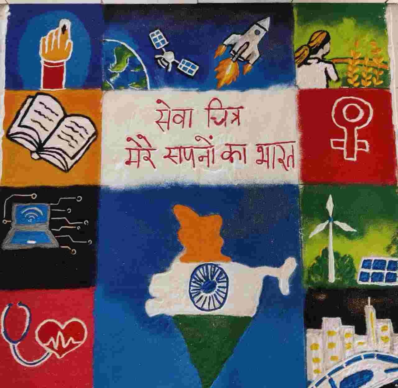 स्वरूपानंद महाविद्यालय में सेवा संकल्प अभियान के तहत रंगोली एवं नुककड़ नाटक से सेवा गाथा एवं जागरूकता का दिया गया सन्देश स्वरूपानंद महाविद्यालय में सेवा संकल्प अभियान के तहत रंगोली एवं नुककड़ नाटक से सेवा गाथा एवं जागरूकता का दिया गया सन्देश