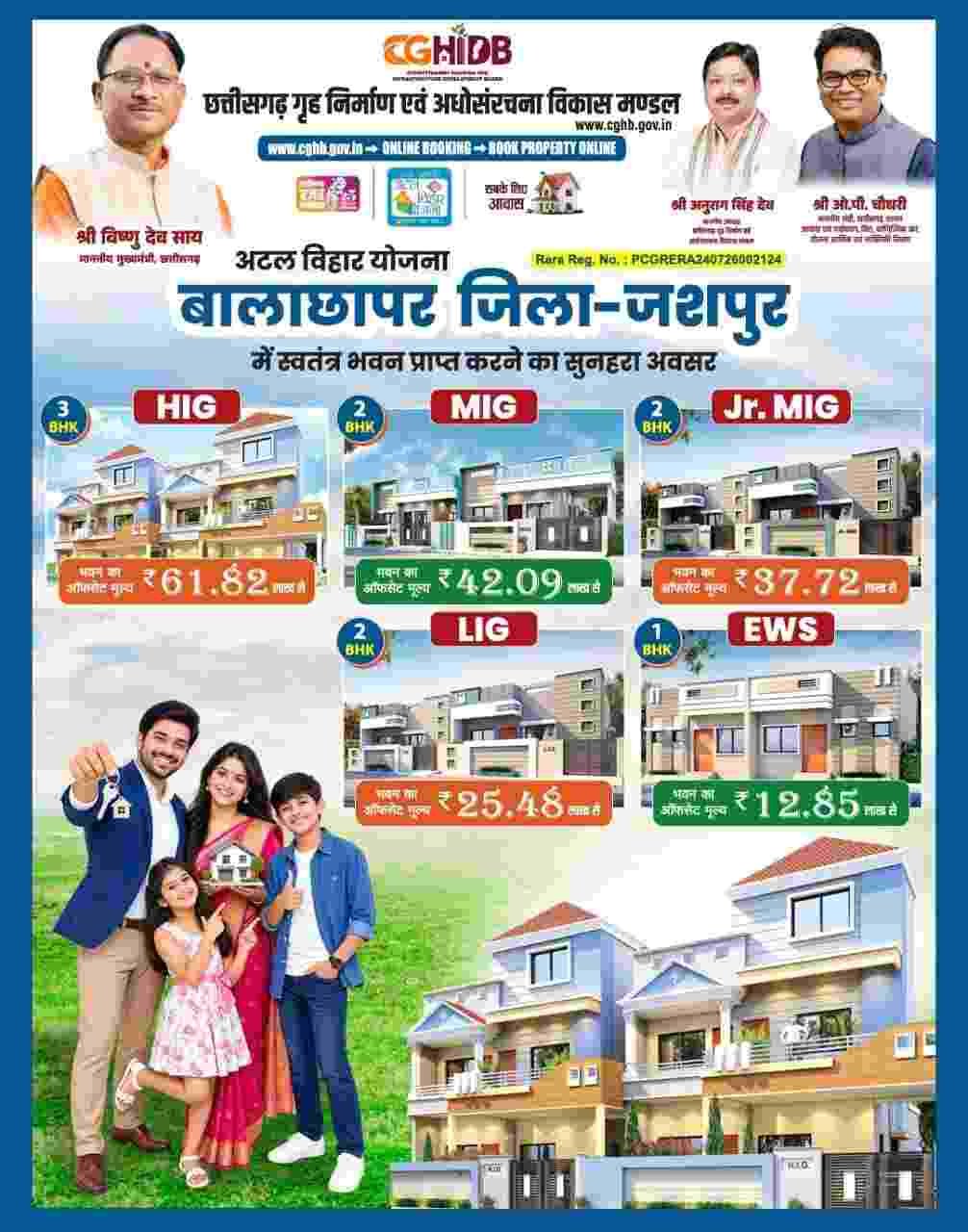 मुख्यमंत्री विष्णु देव साय की पहल से जशपुर में आवासीय विकास को नई गति, कुनकुरी और जशपुर में बनेंगी दो आधुनिक आवासीय कॉलोनियां मुख्यमंत्री विष्णु देव साय की पहल से जशपुर में आवासीय विकास को नई गति, कुनकुरी और जशपुर में बनेंगी दो आधुनिक आवासीय कॉलोनियां