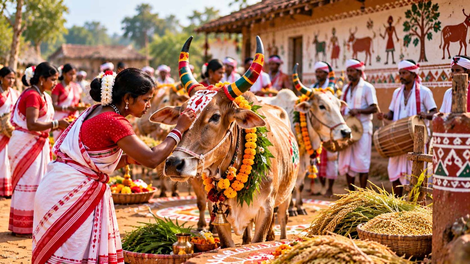 आदिवासी समाज 9 नवंबर को मनाएगा सोहराई पर्व, गाय-बैल समेत पशुधन की होगी विशेष पूजा आदिवासी समाज 9 नवंबर को मनाएगा सोहराई पर्व, गाय-बैल समेत पशुधन की होगी विशेष पूजा