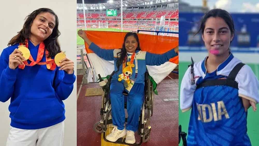 पैरा एशियन गेम्स में बेटियों ने शानदार प्रदर्शन कर मेडल जीते, देश का नाम रोशन किया पैरा एशियन गेम्स में बेटियों ने शानदार प्रदर्शन कर मेडल जीते, देश का नाम रोशन किया
