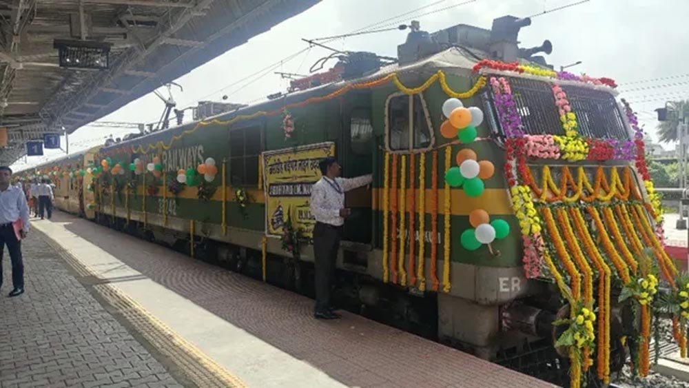 जसीडीह रेल बाईपास का उद्घाटन, हावड़ा-रांची जाने वाली ट्रेनों का एक घंटा तक बचेगा समय जसीडीह रेल बाईपास का उद्घाटन, हावड़ा-रांची जाने वाली ट्रेनों का एक घंटा तक बचेगा समय