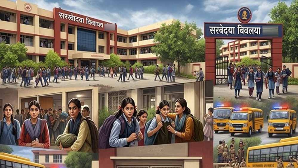 नोएडा के करीब 12 स्कूलों को बम से उड़ाने की धमकी, पुलिस और डॉग स्क्वॉड ने संभाला मोर्चा नोएडा के करीब 12 स्कूलों को बम से उड़ाने की धमकी, पुलिस और डॉग स्क्वॉड ने संभाला मोर्चा