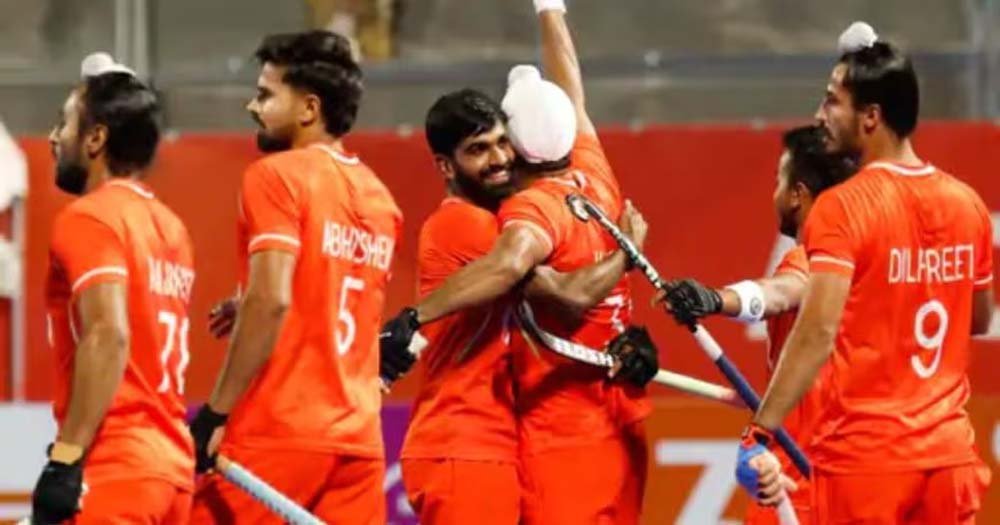 एशियन गेम्स में भारत का जलवा, मलेशिया को 5-1 से हराकर लगातार दूसरी बार हॉकी गोल्ड जीता एशियन गेम्स में भारत का जलवा, मलेशिया को 5-1 से हराकर लगातार दूसरी बार हॉकी गोल्ड जीता