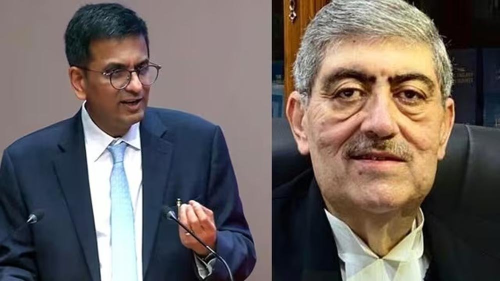 जस्टिस संजय किशन कौल का पूर्व CJI चंद्रचूड़ पर बड़ा दावा, बोले- PMLA फैसले पर बीच का रास्ता अपनाने को कहा था जस्टिस संजय किशन कौल का पूर्व CJI चंद्रचूड़ पर बड़ा दावा, बोले- PMLA फैसले पर बीच का रास्ता अपनाने को कहा था