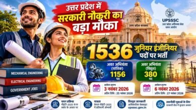 योगी सरकार में तकनीकी युवाओं के लिए रोजगार के नए अवसर, अवर अभियंता के 1536 पदों पर भर्ती प्रक्रिया शुरू