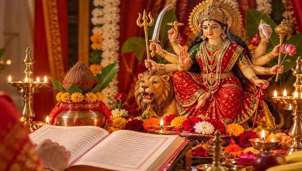 योगी सरकार सप्तमी से नवमी तक मंदिरों में कराएगी देवी गीत व दुर्गा सप्तशती पाठ का आयोजन योगी सरकार सप्तमी से नवमी तक मंदिरों में कराएगी देवी गीत व दुर्गा सप्तशती पाठ का आयोजन