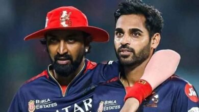 हॉन्ग कॉन्ग सिक्सेस 2026: भुवनेश्वर कुमार बाहर, क्रुणाल पंड्या बने टीम इंडिया के कप्तान हॉन्ग कॉन्ग सिक्सेस 2026: भुवनेश्वर कुमार बाहर, क्रुणाल पंड्या बने टीम इंडिया के कप्तान