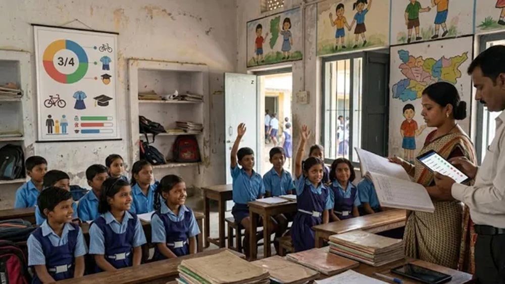 बिहार के सरकारी स्कूलों में 75% हाजिरी जरूरी, तभी मिलेंगे योजना के पैसे बिहार के सरकारी स्कूलों में 75% हाजिरी जरूरी, तभी मिलेंगे योजना के पैसे