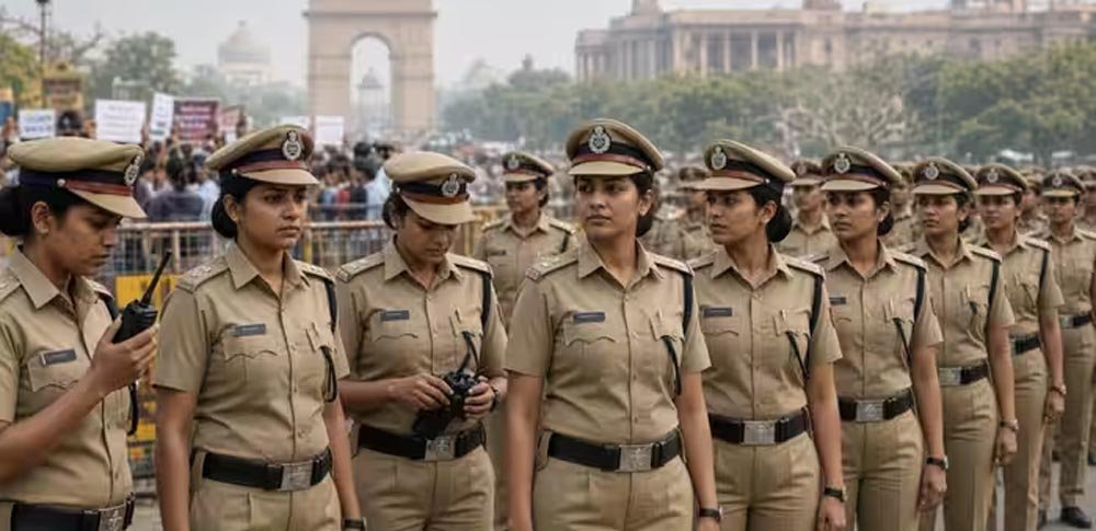 दिल्ली में प्रदर्शन के बीच सुरक्षा सख्त, यूपी-हरियाणा से बुलाई गईं 1,000 महिला पुलिसकर्मी दिल्ली में प्रदर्शन के बीच सुरक्षा सख्त, यूपी-हरियाणा से बुलाई गईं 1,000 महिला पुलिसकर्मी