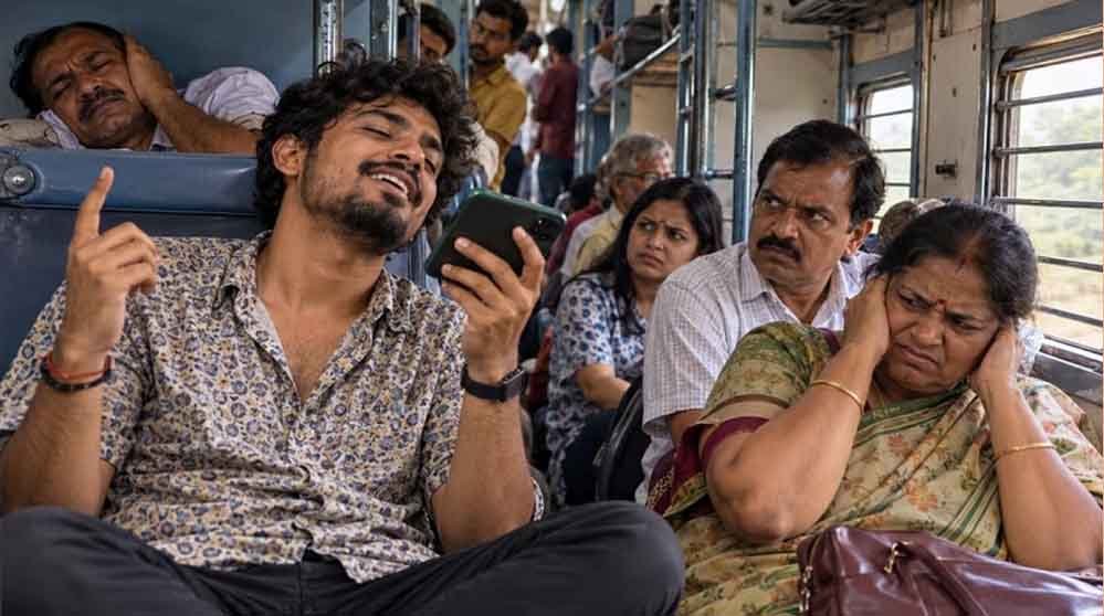 ट्रेन में स्पीकर पर गाना बजाना पड़ेगा भारी, रेलवे ने दी जेल और जुर्माने की चेतावनी ट्रेन में स्पीकर पर गाना बजाना पड़ेगा भारी, रेलवे ने दी जेल और जुर्माने की चेतावनी