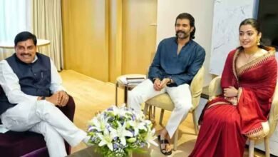 पति विजय देवरकोंडा के साथ CM मोहन यादव से मिलीं रश्मिका मंदाना, मध्यप्रदेश में मिला खास ऑफर पति विजय देवरकोंडा के साथ CM मोहन यादव से मिलीं रश्मिका मंदाना, मध्यप्रदेश में मिला खास ऑफर