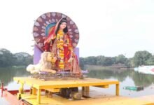 भोपाल में दुर्गा मूर्ति विसर्जन के लिए 7 घाटों पर इंतजाम, क्रेन और गोताखोर तैनात
