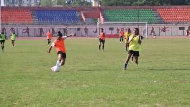 खेल अकादमियों में प्रवेश के लिए 169 खिलाड़ियों ने दिखाया दमखम