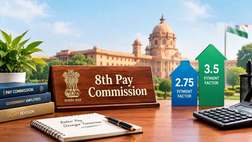 8th Pay Commission: 8वें वेतन आयोग में 140% सैलरी बढ़ने का दावा क्यों? समझें पूरा गणित 8th Pay Commission: 8वें वेतन आयोग में 140% सैलरी बढ़ने का दावा क्यों? समझें पूरा गणित