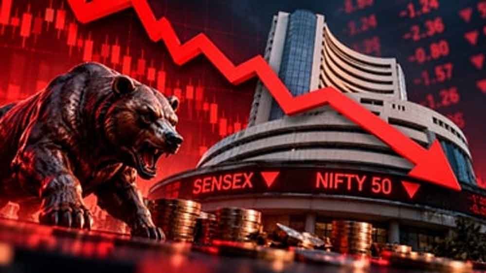 Stock Market Crash: 800 अंक उछलने के बाद धड़ाम हुआ सेंसेक्स, डे-हाई से 1,400 अंक फिसला Stock Market Crash: 800 अंक उछलने के बाद धड़ाम हुआ सेंसेक्स, डे-हाई से 1,400 अंक फिसला
