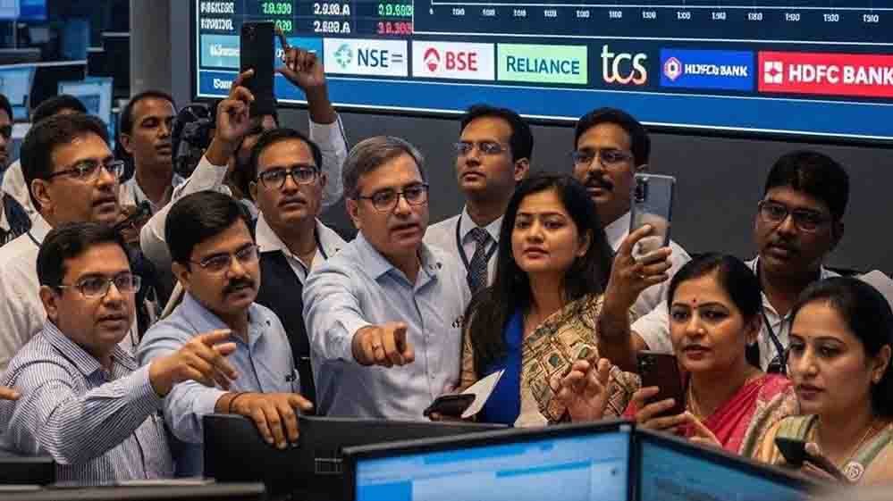 शेयर बाजार की हरे निशान में शुरुआत, कुछ ही देर में Sensex-Nifty की तेजी पड़ी सुस्त शेयर बाजार की हरे निशान में शुरुआत, कुछ ही देर में Sensex-Nifty की तेजी पड़ी सुस्त