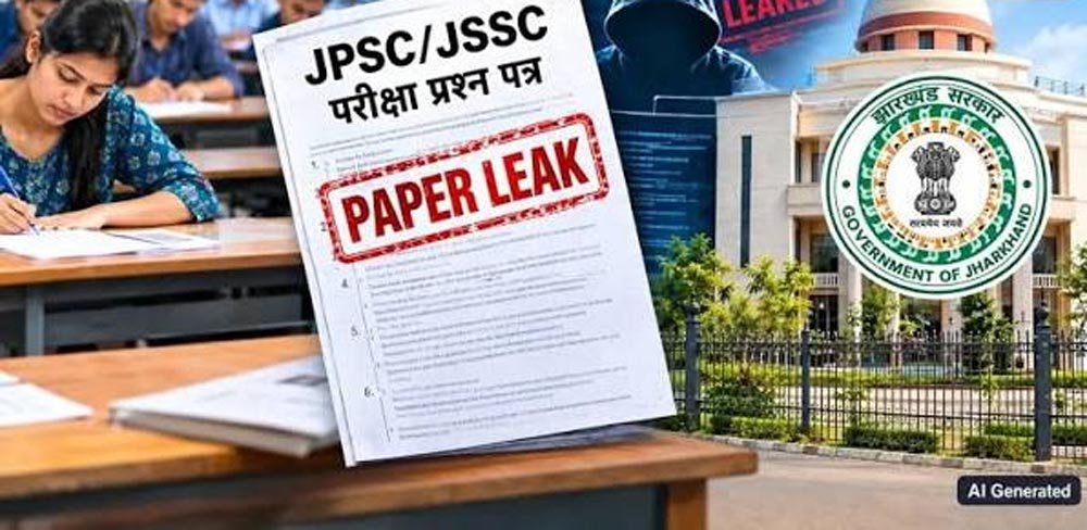 JPSC पेपर लीक केस में बड़ा खुलासा, नौकरी के लिए 1 करोड़ तक वसूली का आरोप JPSC पेपर लीक केस में बड़ा खुलासा, नौकरी के लिए 1 करोड़ तक वसूली का आरोप