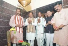 मुख्यमंत्री विष्णु देव साय ने रामचंडी मंदिर में पूजा-अर्चना कर प्रदेश की खुशहाली एवं सुख-समृद्धि की कामना की