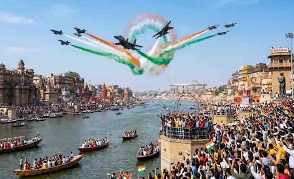 प्रधानमंत्री मोदी आज काशी में, नमो घाट पर देखेंगे ‘विंग्स ओवर गंगा’ एयर शो प्रधानमंत्री मोदी आज काशी में, नमो घाट पर देखेंगे ‘विंग्स ओवर गंगा’ एयर शो