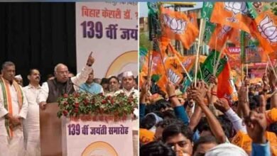 खरगे की टिप्पणी के खिलाफ आज देशभर में BJP का प्रदर्शन, पीएम मोदी के दिवंगत पिता पर बयान से बढ़ा विवाद खरगे की टिप्पणी के खिलाफ आज देशभर में BJP का प्रदर्शन, पीएम मोदी के दिवंगत पिता पर बयान से बढ़ा विवाद
