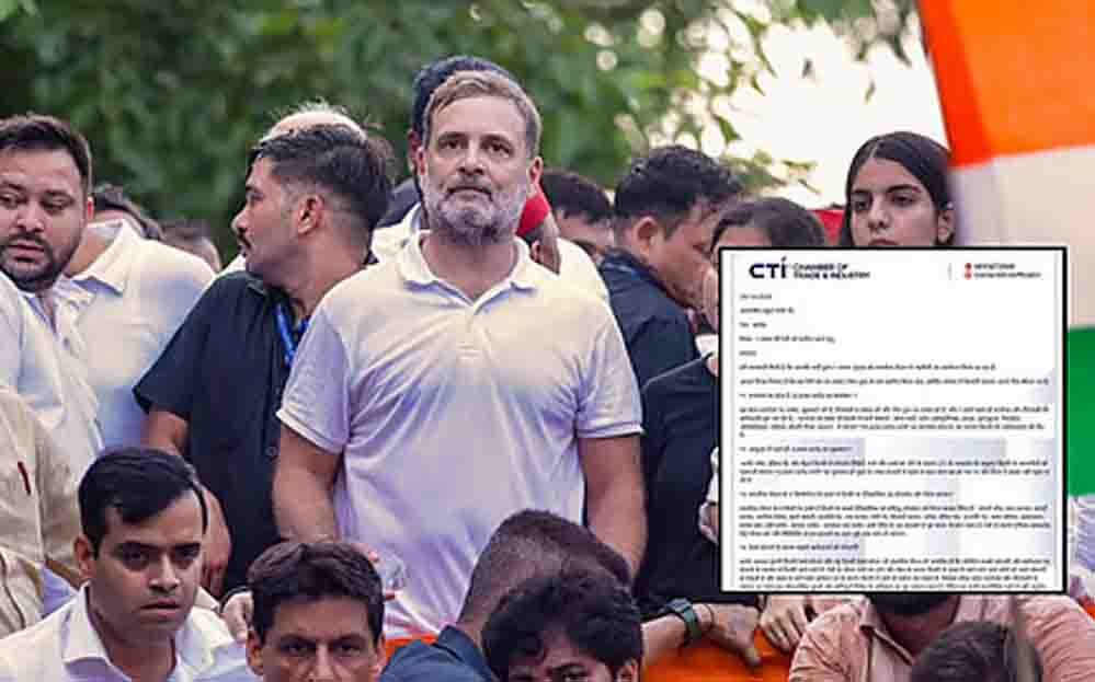 हम लड़ाई नहीं चाहते’, व्यापारियों ने राहुल गांधी को दी 20 मिनट की चुनौती, मिलने के लिए लिखा पत्र