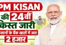 PM किसान की 24वीं किस्त जारी, दिवाली से पहले किसानों को मोदी सरकार की सौगात