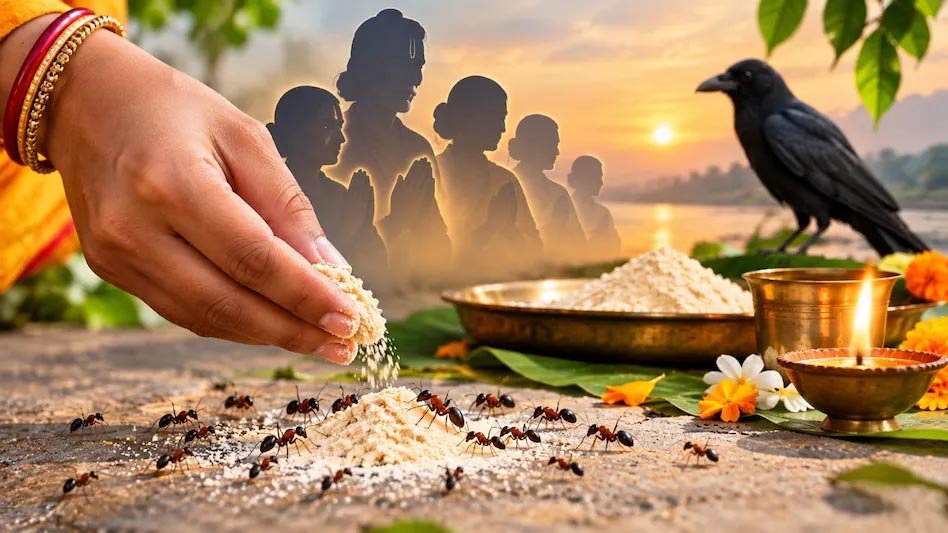 पितृ पक्ष में चीटियों को आटा-चीनी खिलाने से क्या होता है? जानें धार्मिक मान्यताओं से जुड़े रहस्य पितृ पक्ष में चीटियों को आटा-चीनी खिलाने से क्या होता है? जानें धार्मिक मान्यताओं से जुड़े रहस्य